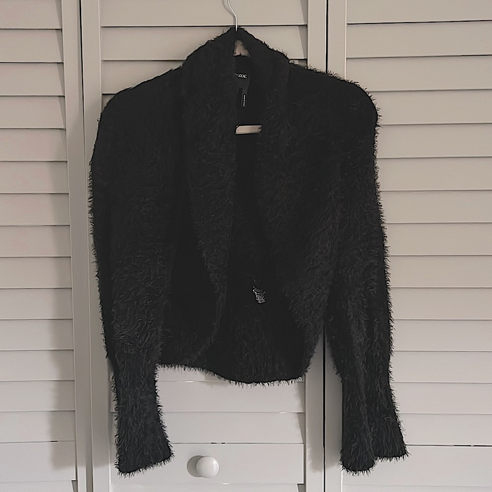 Nice+Zoe black plushy soft sweater